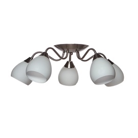 Gaismeklis Okko Ceiling Lamp Alanta MX90403/5 5x60W White/Silver