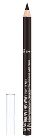 Rimmel London Brow This Way Fibre Pencil 1.1g Dark Brown