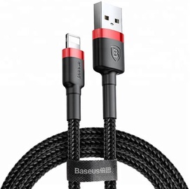 Провод Baseus, USB 2.0/Lightning, 1 м, черный