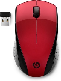 Kompiuterio pelė HP 220, raudona