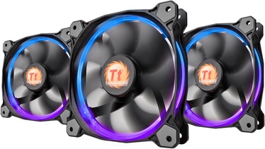Thermaltake Riing 12 LED RGB Case Fan Black 3-Pack CL-F042-PL12SW-B