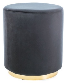 Пуф Signal Meble Furla Gold/Black, 42x42x48 см