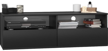 TV-laud Top E Shop Rumba 120, must, 1200x400x380 mm