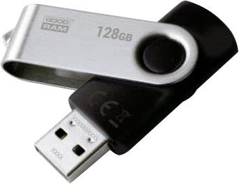 USB atmintinė Goodram UTS2, juoda, 128 GB