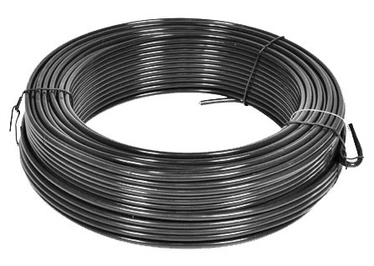 Stieple zn+pvc, D1.3 mm, pelēka, spolē 30 m
