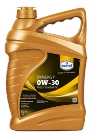 Motoreļļa Eurol Synergy 0W - 30, sintētiskais, vieglajam auto, 5 l