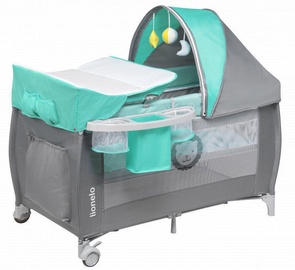 Детская кроватка Lionelo Sven Plus Turquoise/Grey
