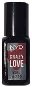 Лак для ногтей NYD Professional Crazy Love Gel 10g 229