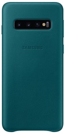 Samsung Leather Cover For Samsung Galaxy S10 Green