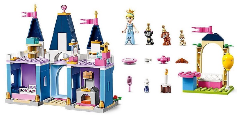 Konstruktor LEGO Disney Princess Pidustused Tuhkatriinu lossis 43178, 168 tk