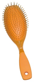 Titania Hair Brush 11 Lines With Rubber Handle Orange