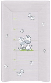 Ceba Baby Hard Changing Mat Long With A Bolster Zebra Grey