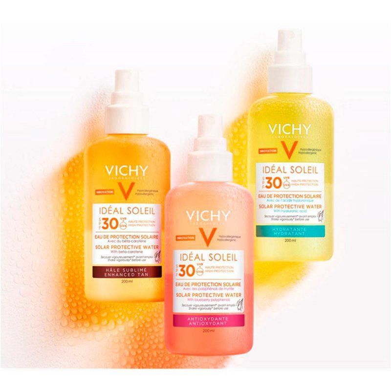 vichy sun protection water