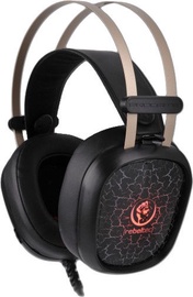 Ausinės Rebeltec Tornado Gaming Headphones Black