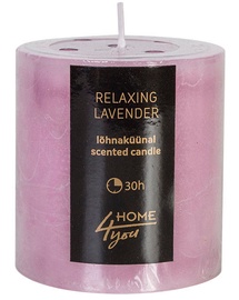 Home4you Candle Relaxing Lavender D6.8xH7.2cm