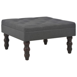 Пуф VLX Fabric 247550, темно-серый, 60 см x 60 см x 36 см