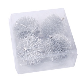 Jõulupuu mänguasjad, plastist, 8 cm, 4 tk.SYMINI- 3176