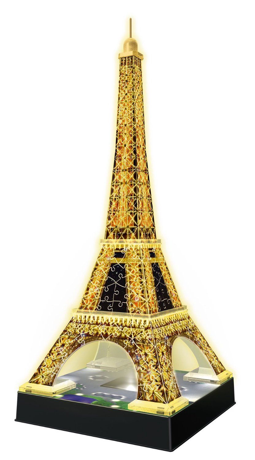 3D dėlionė Ravensburger Eiffel Tower 125791, vaikams, 18 cm x 18 cm -  Senukai.lt