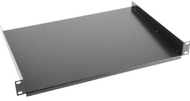Полка Lanberg Fixed Shelf 19'' 1U 483x315mm Black