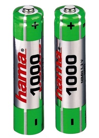 Hama Rechargeable 2 x AAA 1000mAh