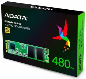 Kietasis diskas (SSD) Adata Ultimate SU650, M.2, 480 GB