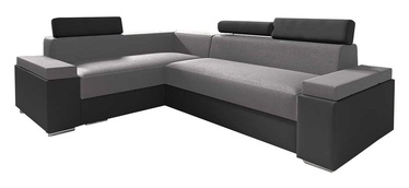 Stūra dīvāns Idzczak Meble Chester Mini Grey/Dark Grey, 252 x 185 x 95 cm