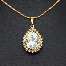 Diamond Sky Pendant Crystal Celestial Drop With Swarovski Crystals