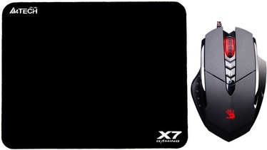 A4Tech Bloody V7M + Gaming Mouse Pad X7-200MP