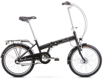 Jalgratas kokkuklapitavad Romet, 20 ", 13" raam, must