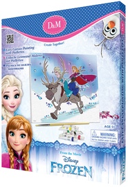 Revontuli Disney Frozen Easy Canvas Painting With Paillettes