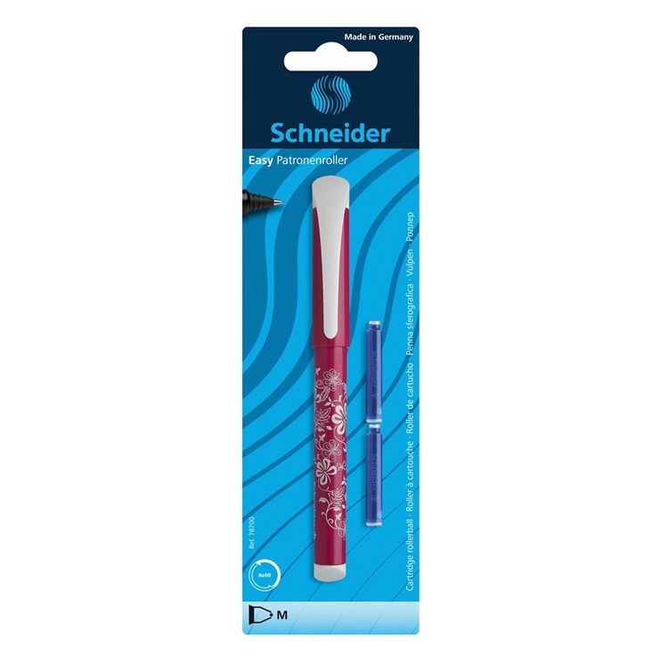 Kirjutusvahend Schneider Patronenroller Easy Pen M Blue +2capsule