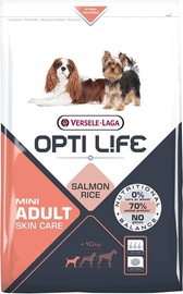 Сухой корм для собак Versele-Laga Opti Life Mini Adult Skin Care Salmon Rice, 2.5 кг