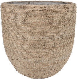 Вазон Home4you Grassy 71945, коричневый, 330 мм