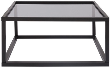Black Red White Modai Glass 83x83cm Black