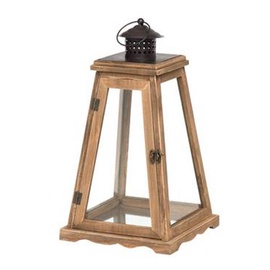 Polar Lanterns Pyramid Lantern 29.5cm Brown