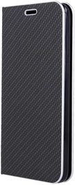 OEM Smart Venus Carbon Book Case For Samsung Galaxy A41 Black