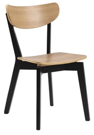 Ēdamistabas krēsls Home4you Roxby AC85660, brūna/melna, 55 cm x 45 cm x 79.5 cm