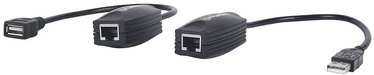Ühendus Manhattan USB Line Extender 179300, must, 60 m