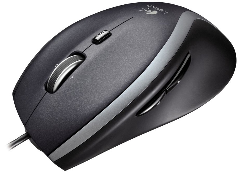 Datorpele Logitech M500, melna/pelēka