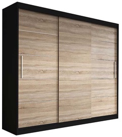 Idzczak Meble Wardrobe Alba II Black/Sonoma Oak