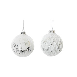 Ziemassvētku eglītes rotaļlieta Christmas Touch EBD84D021EBD84D181 Silver, 80 mm, 4 gab.