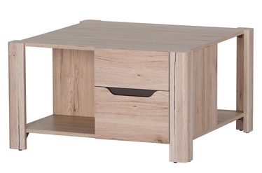Kafijas galdiņš Szynaka Meble Desjo 41 San Remo Oak, 800x800x460 mm