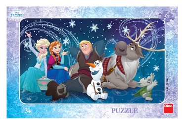 Puzle Dino Disney Frozen Frame Snow Queen, 15 gab.