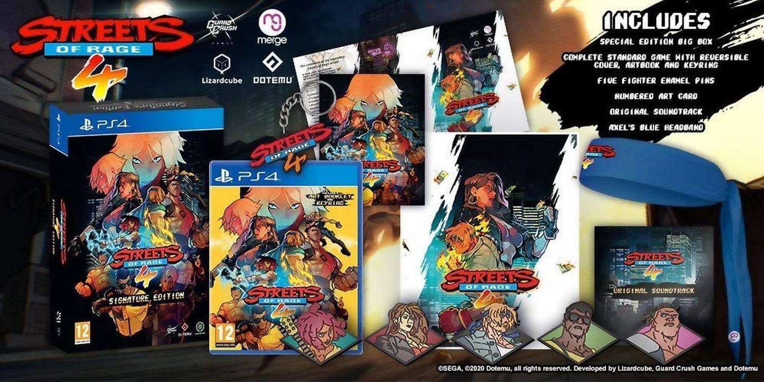 Игра для PlayStation 4 (PS4) Merge Games Streets of Rage 4 Signature  Edtition - 1a.lt