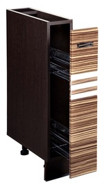 DaVita Rio 16.71 Kitchen Bottom Cabinet Wenge Oak/Brown