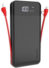 Dudao Dual USB 3in1 Power Bank 10000mAh Black