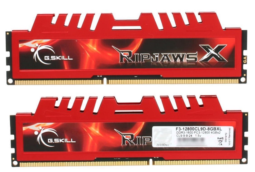 Operatīvā atmiņa (RAM) G.SKILL RipjawsX, DDR3, 16 GB, 1866 MHz