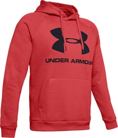 Under Armour Rival Fleece Logo Hoodie 1345628-646 Red M
