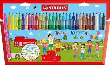 Stabilo Fibre-Tip Pens Trio A-Z 30pcs