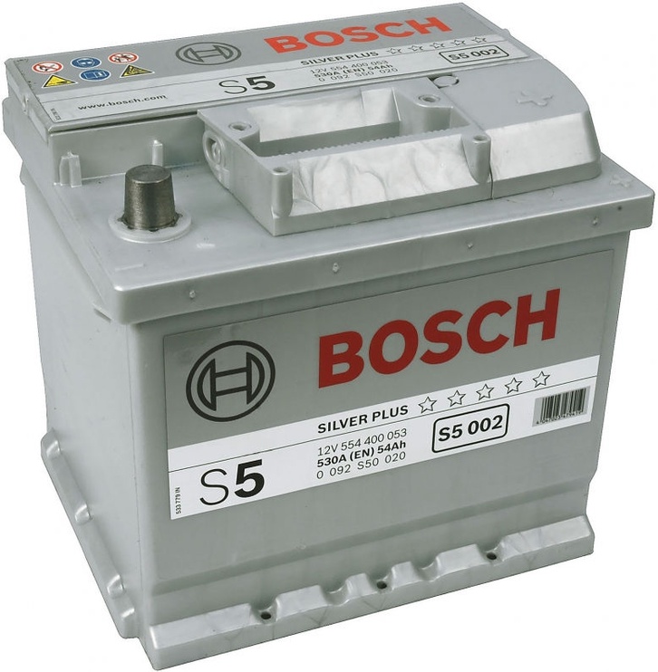 Akumuliatorius Bosch High Performance S5 002, 12 V, 54 Ah, 530 A
